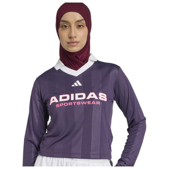 Adidas Γυναικεία μακρυμάνικη μπλούζα House of Tiro Long Sleeve Polo Tee